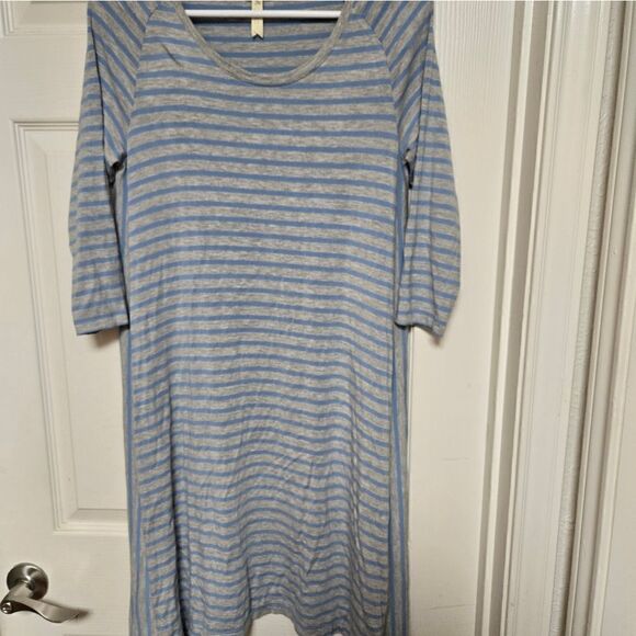 Matilda Jane Her Majesty Striped T-Shirt Dress Medium - Picture 4 of 11
